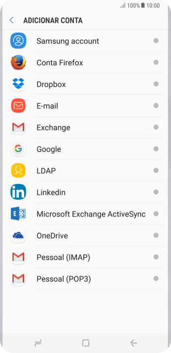 Pressione E-mail. Pressione E-mail.