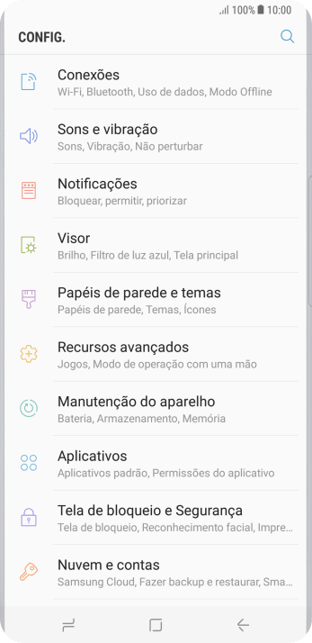 Pressione Conexões. Pressione Conexões.