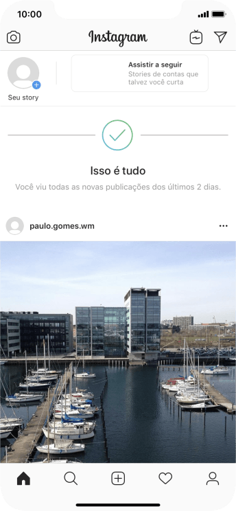 Pressione o ícone de busca. Pressione o ícone de busca.