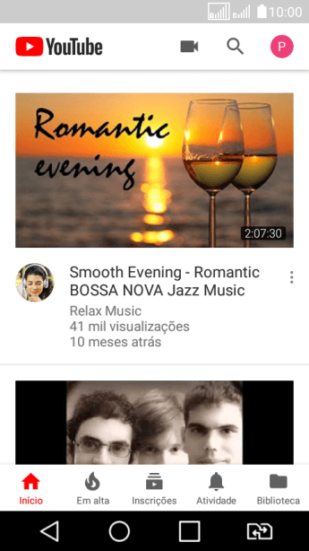 Pressione o ícone de fazer upload, e navegue até o vídeo desejado. Pressione o ícone de fazer upload, e navegue até o vídeo desejado.