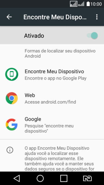 Pressione o indicador para ativar a função. Pressione o indicador para ativar a função.
