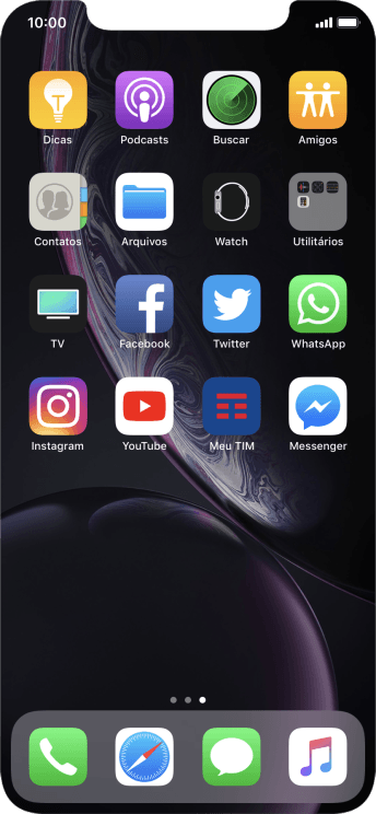 Pressione WhatsApp. Pressione WhatsApp.