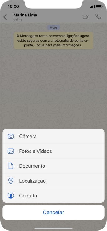 Pressione Fotos e Vídeos. Pressione Fotos e Vídeos.