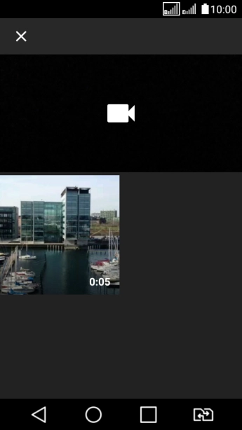 Pressione o vídeo desejado. Pressione o vídeo desejado.