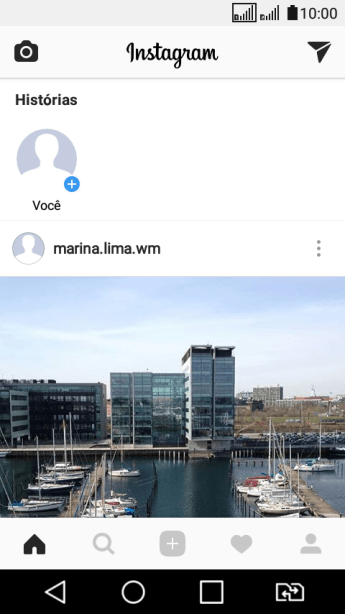 Pressione o ícone de busca. Pressione o ícone de busca.