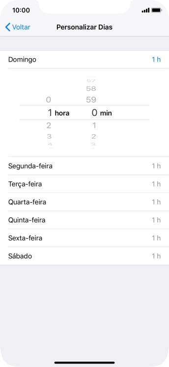 Escolha o período desejado. Escolha o período desejado.