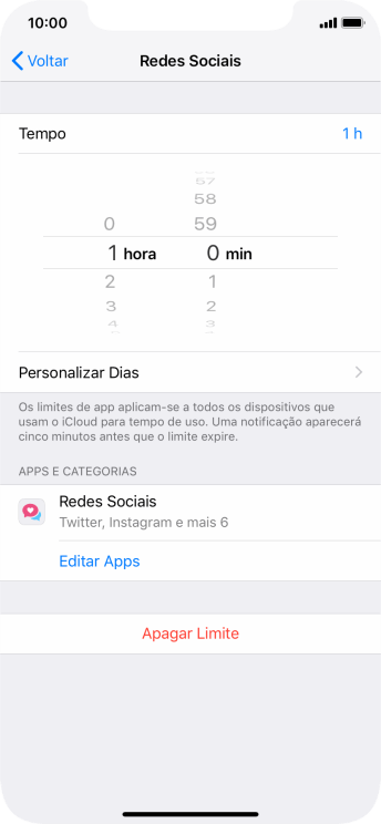 Pressione Personalizar Dias. Pressione Personalizar Dias.