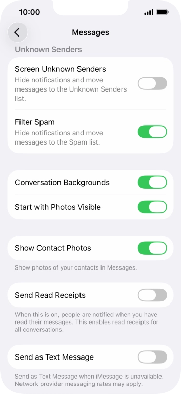 Press the indicator next to Press the indicator next to