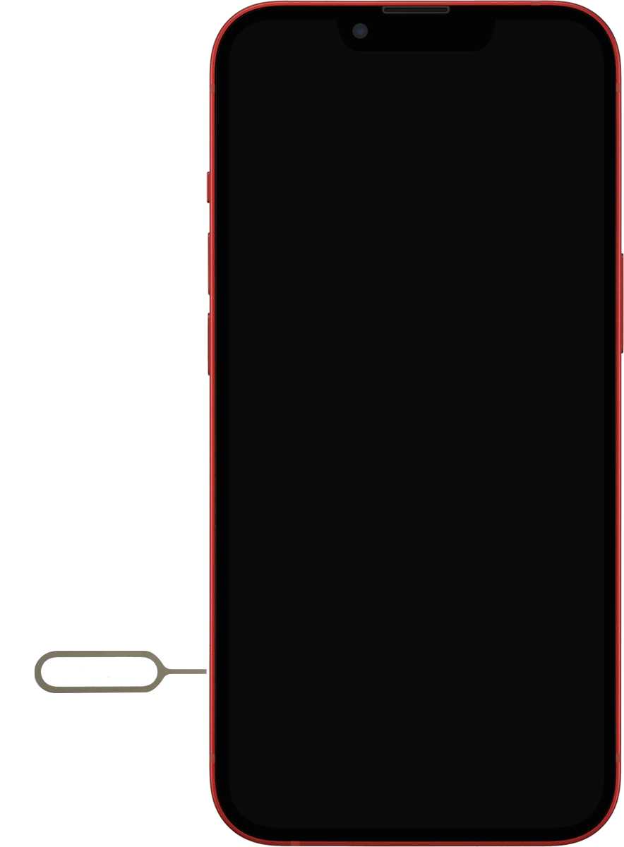 Find the opener for the SIM holder. Find the opener for the SIM holder.