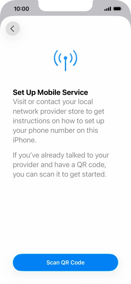 Press Scan QR Code. Press Scan QR Code.