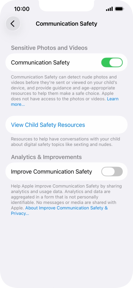 Press the indicator next to Press the indicator next to