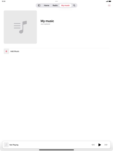 Press Add Music. Press Add Music.
