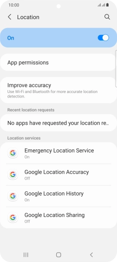 Press App permissions. Press App permissions.