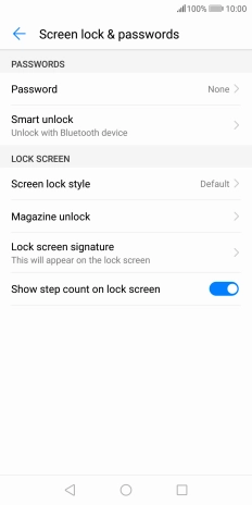 Press the Home key to return to the home screen.