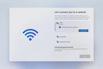 If your SIM is locked, click Unlock SIM. If your SIM is locked, click Unlock SIM.
