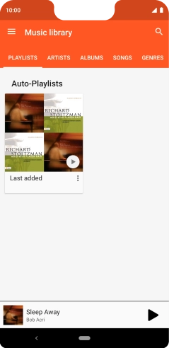 Press the required category and go to the required audio file. Press the required category and go to the required audio file.