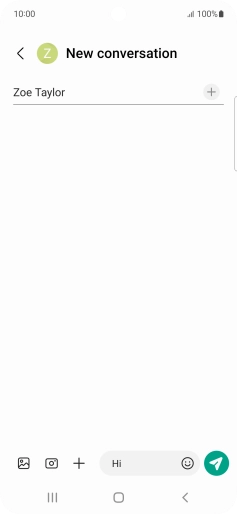 Press the picture icon. Press the picture icon.