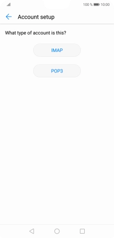 Press IMAP. Press IMAP.