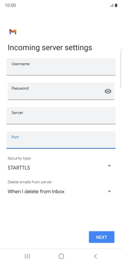 Press the drop down list below Press the drop down list below