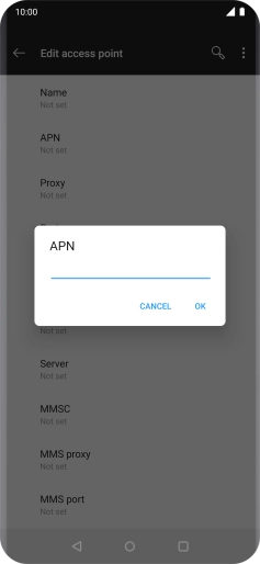 Key in eezone and press OK. Key in eezone and press OK.