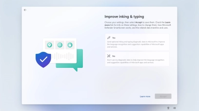 Click the required setting. Click the required setting.