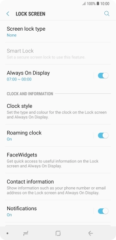 Press the Home key to return to the home screen. Press the Home key to return to the home screen.