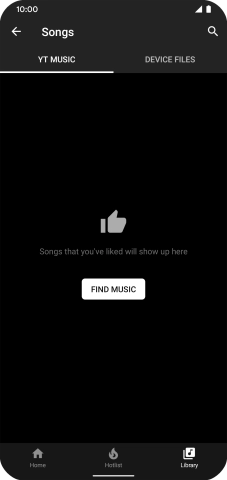 Press DEVICE FILES and go to the required audio file. Press DEVICE FILES and go to the required audio file.