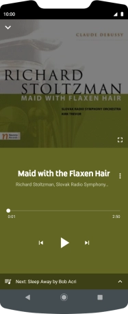 Press arrow right to go to the next audio file. Press arrow right to go to the next audio file.