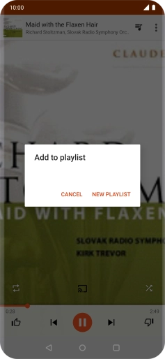 Press NEW PLAYLIST. Press NEW PLAYLIST.