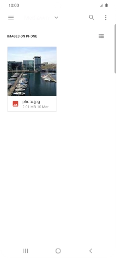 Press the required file. Press the required file.