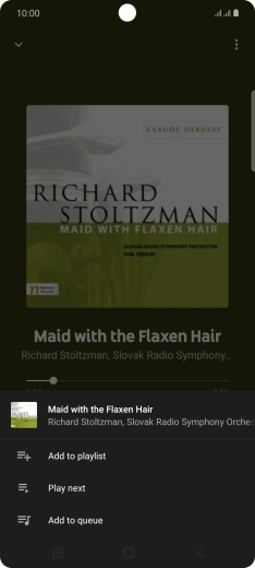 Press Add to playlist. Press Add to playlist.