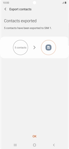 Press OK. Press OK.