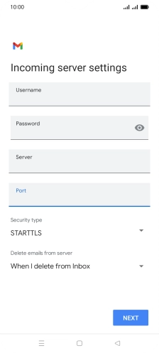 Press the drop down list below Press the drop down list below