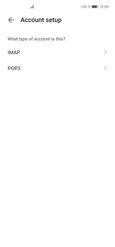Press IMAP. Press IMAP.