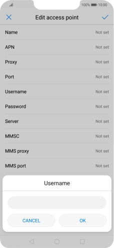 Key in eesecure and press OK. Key in eesecure and press OK.