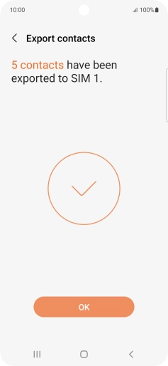 Press OK. Press OK.