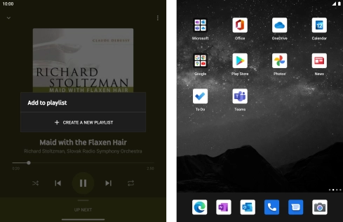 Press CREATE A NEW PLAYLIST. Press CREATE A NEW PLAYLIST.