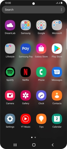 Press Samsung. Press Samsung.