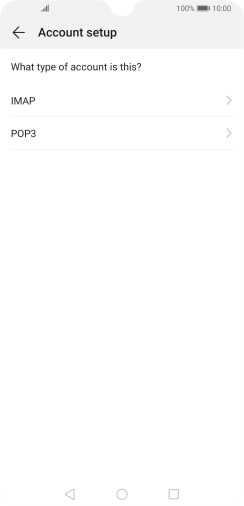 Press POP3. Press POP3.
