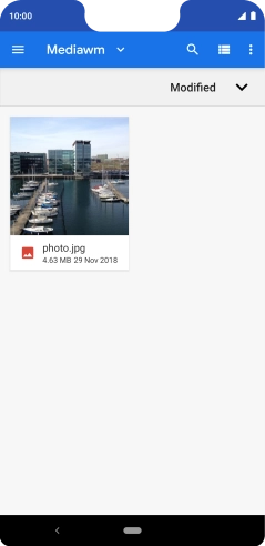 Press the required file. Press the required file.