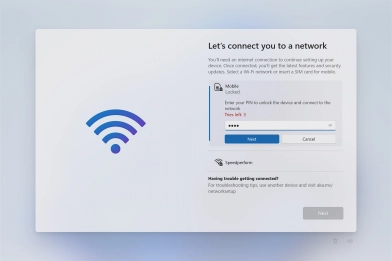 Key in your PIN and click Next. The default PIN is 1111. Key in your PIN and click Next. The default PIN is 1111.