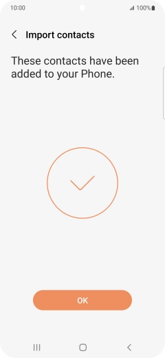 Press OK. Press OK.