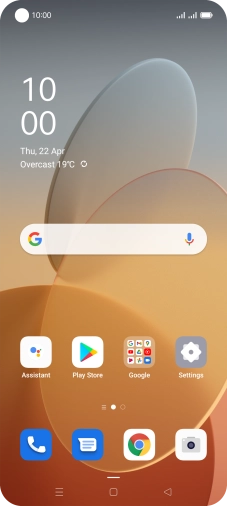 Slide two fingers downwards starting from the top of the screen. Slide two fingers downwards starting from the top of the screen.