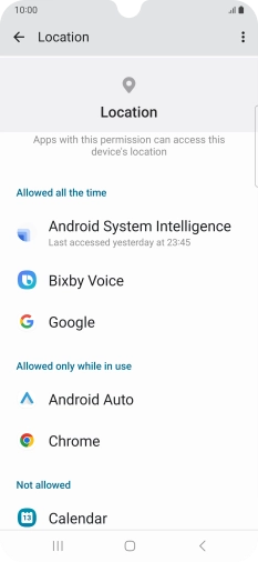 Press the required app. Press the required app.