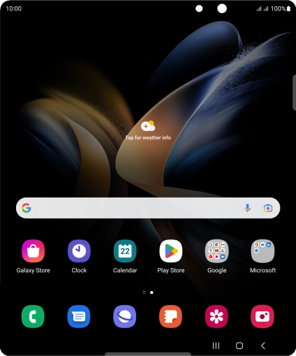 Slide two fingers downwards starting from the top of the screen. Slide two fingers downwards starting from the top of the screen.
