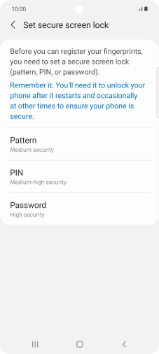 Press the required phone lock code and follow the instructions on the screen to create an additional phone lock code. Press the required phone lock code and follow the instructions on the screen to create an additional phone lock code.