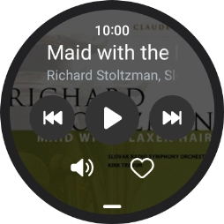 Press the play icon. Press the play icon.