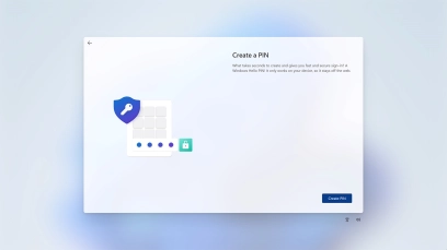 Click Create PIN. Click Create PIN.