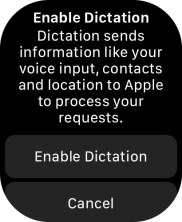 Press Enable Dictation. Press Enable Dictation.