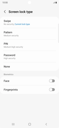 Press Fingerprints. Press Fingerprints.